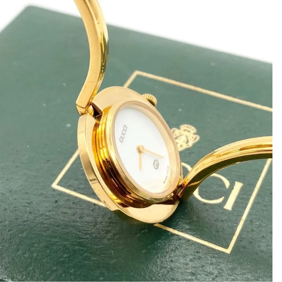 Gucci Luxury Vintage Pristine Watch Set 14k Gold plated - Picture 4 of 5